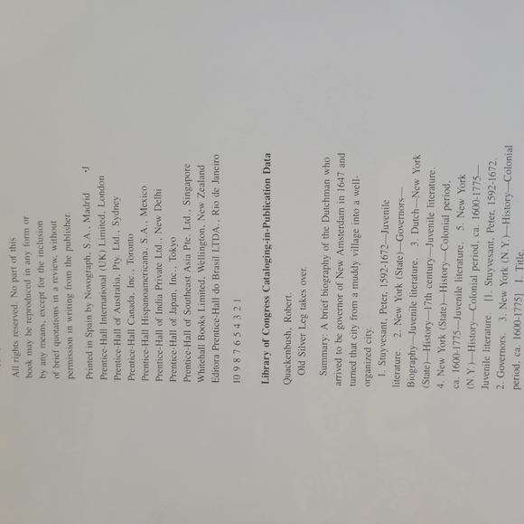 OLD SILVER LEG TAKES OVER! A STORY OF PETER STUYVESANT By Robert Quackenbush - Picture 9 of 12